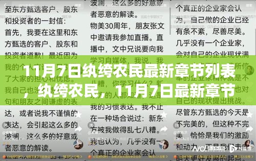 探寻时代背景下的农村变革之路，纨绔农民最新章节解读