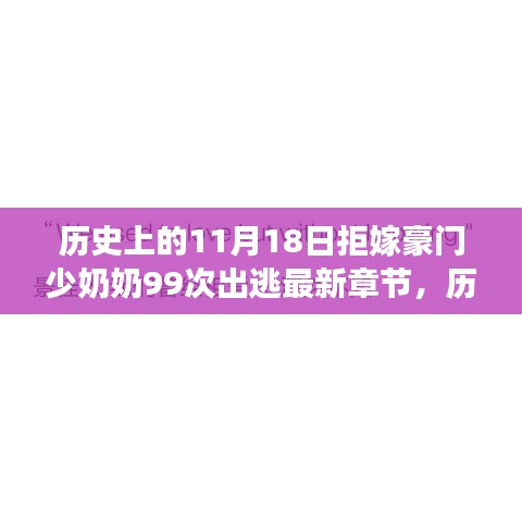 历史上的11月18日拒嫁豪门少奶奶99次出逃最新章节，历史上的11月18日，拒嫁豪门少奶奶的自我救赎与成长之路