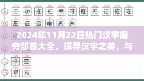 汉字之美探寻之旅，偏旁部首大全与心灵共舞（2024年汉字探索）