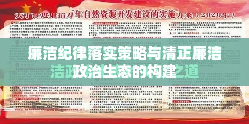 廉洁纪律落实策略与清正廉洁政治生态的构建