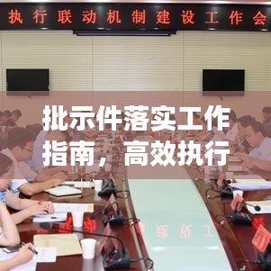 批示件落实工作指南，高效执行与追踪管理