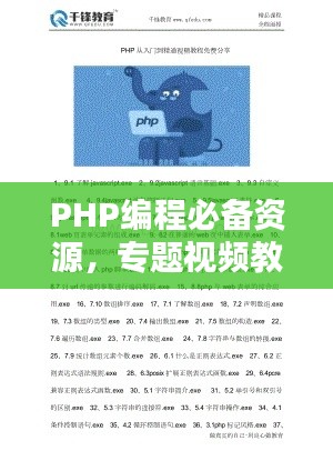 PHP编程必备资源，专题视频教程助你轻松掌握PHP技能