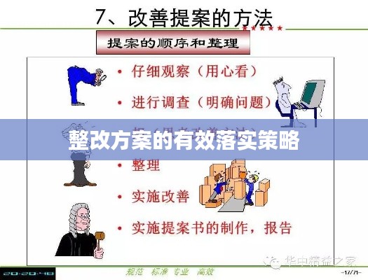 整改方案的有效落实策略