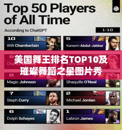 美国舞王排名TOP10及璀璨舞蹈之星图片秀